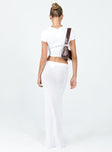 product Belle Knit Maxi Skirt White Princess Polly  Maxi 