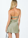 product Princess Polly Asymmetric Neckline  Phillipa Mini Dress Sage