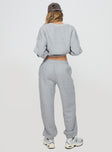 Dream Fleece Ankle Cuff Sweatpants Grey Marle