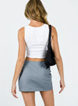 product Motel Rhory Skirt Light Grey Princess Polly  Mini Skirts 