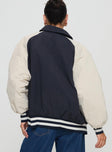 Hailey Bomber Jacket Navy