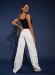 product Princess Polly  JGR & STN Christina Cargo Pant White