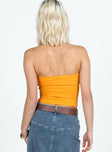 product Princess Polly Sleeveless Square Neck  Peaches Tube Top Orange