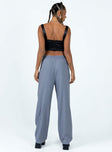 product Princess Polly High Waisted Pants  Agyness Pant Slate Pinstripe