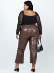 product Princess Polly  Love Lies Pants Brown Curve