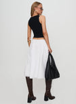 Taka Midi Skirt White