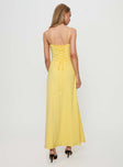 Eleanora Maxi Dress Lemon Yellow