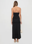 Caymus Strapless Maxi Dress Black