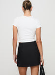 Grant My Wish Mini Skort Black