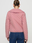 Jaskier Jacket Red / White Stripe