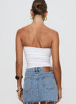 Fresh Fruit Strapless Top Ivory