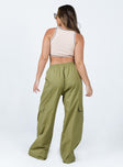 product Princess Polly Low Rise Pants Low Rise Pants  Lista Elastic Pocket Pants Green