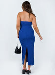 product Princess Polly Square Neck  Talena Strapless Midi Dress Blue