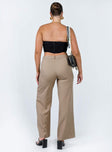 product Princess Polly High Waisted Pants  Rozzila Pants Taupe