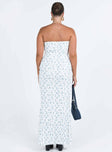 product Princess Polly Square Neck  Oscar Maxi Dress Blue Floral