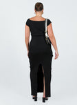 product Princess Polly Square Neck  Larissa Maxi Dress Black