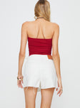 product Alrita Denim Skort White Princess Polly High Waisted Shorts 