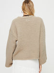 Kyrie Sweater Brown Princess Polly  long 