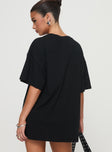 Goal La Oversized Tee Black