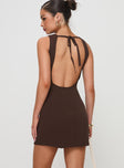 Mayok Mini Dress Brown