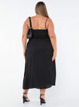 product Princess Polly Crew Neck  Hazel Midi Dress Black Curve