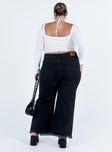 product Princess Polly High Waisted  Carey Denim Jeans Black Curve