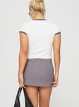 Brinnley Mini Skirt Grey