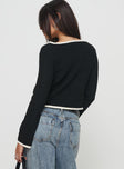 Langeveld Knit Top Black