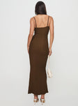 Celie Maxi Dress Chocolate