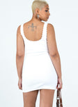 product Princess Polly Asymmetric Neckline  Serkis Mini Dress White