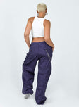 product Princess Polly High Waisted Pants High Waisted Pants High Waisted Pants  Motel Chute Trousers Navy