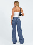 product Princess Polly High Waisted  The Ragged Priest Release Jean Blue