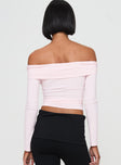 Kressida Off The Shoulder Top Pink