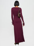 Dalzine Maxi Dress Burgundy