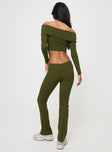 product Princess Polly High Waisted Pants High Waisted Pants  Westaway Pants Green