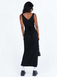 product Princess Polly V-Neck  Nellie Maxi Dress Black Linen