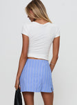 My Very Best Mini Skirt Blue Pinstripe