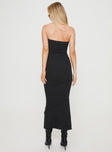 product Princess Polly Asymmetric Neckline  Oscar Midi Dress Black Tall