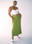 product Mira Maxi Skirt Green Curve Princess Polly  Maxi 