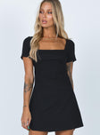 product Princess Polly Square Neck  Hastings Mini Dress Black