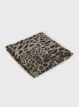 Wanna Be Mine Scarf Leopard