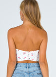 back view of model wearing Princess Polly Ivy Bustier 