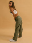 product Princess Polly High Waisted Pants  Jagger & Stone Christina Cargo Pants Khaki