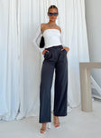 product Princess Polly Low Rise Pants High Waisted Pants  Archer Pants Slate