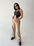 product Princess Polly  Fallout Mid Rise Cargo Pants Beige