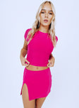 product Bold Move Mini Skirt Hot Pink Princess Polly  Mini Skirts 