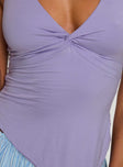 Chilli Halter Top Lilac