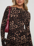 Glory Mini Dress Leopard