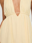 Saddler Mini Dress Lemon