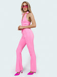 product Princess Polly High Waisted Pants High Waisted Pants High Waisted Pants  Marcia Flare Pant Pink